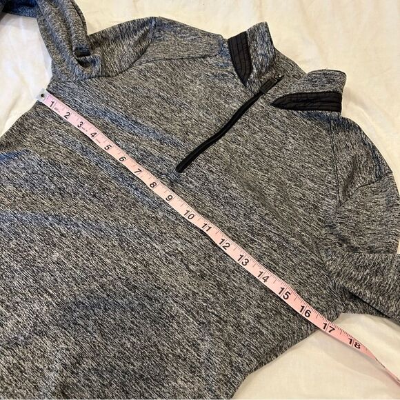 Marc New York Andrew Marc Performance Gray Quarter Zip Pullover Sweater Small - Picture 9 of 10